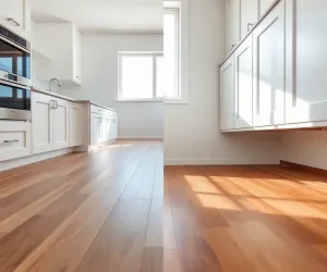 Czy układać panele laminowane pod szafkami w kuchni